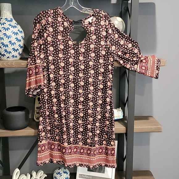 Skies are blue floral pattern mini dress - medium - Picture 2 of 3